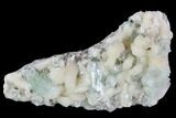 Zoned Apophyllite Crystals With Stilbite - India #91325-1